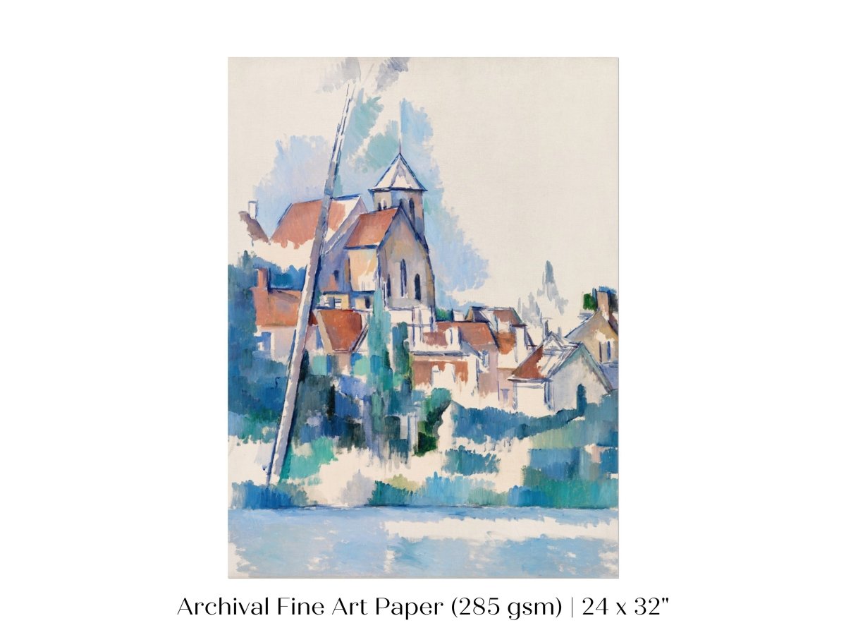 Church at Montigny - sur - Loing | P93 - Single Art Prints - Piccolo Fiore Prints