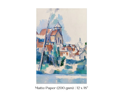 Church at Montigny - sur - Loing | P93 - Single Art Prints - Piccolo Fiore Prints