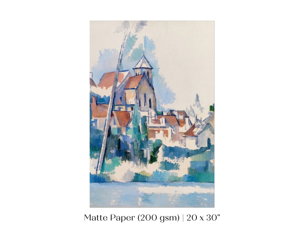 Church at Montigny - sur - Loing | P93 - Single Art Prints - Piccolo Fiore Prints