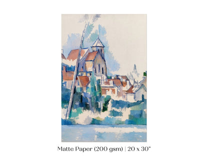 Church at Montigny - sur - Loing | P93 - Single Art Prints - Piccolo Fiore Prints