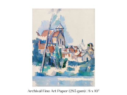 Church at Montigny - sur - Loing | P93 - Single Art Prints - Piccolo Fiore Prints