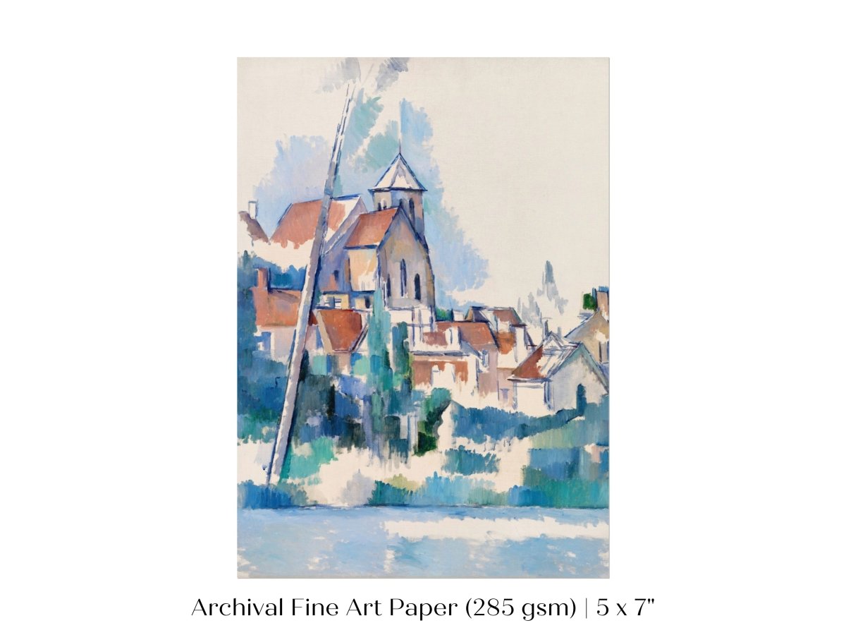 Church at Montigny - sur - Loing | P93 - Single Art Prints - Piccolo Fiore Prints