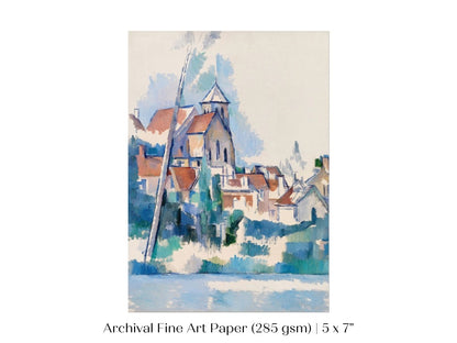 Church at Montigny - sur - Loing | P93 - Single Art Prints - Piccolo Fiore Prints