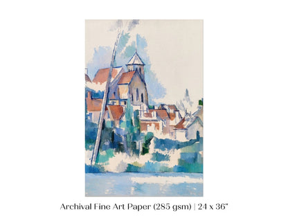 Church at Montigny - sur - Loing | P93 - Single Art Prints - Piccolo Fiore Prints