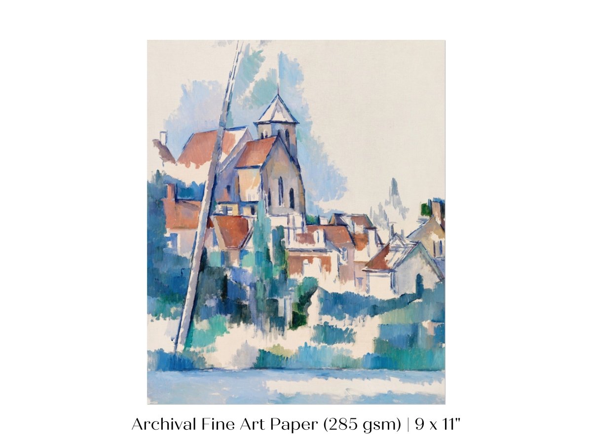 Church at Montigny - sur - Loing | P93 - Single Art Prints - Piccolo Fiore Prints