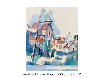 Church at Montigny - sur - Loing | P93 - Single Art Prints - Piccolo Fiore Prints