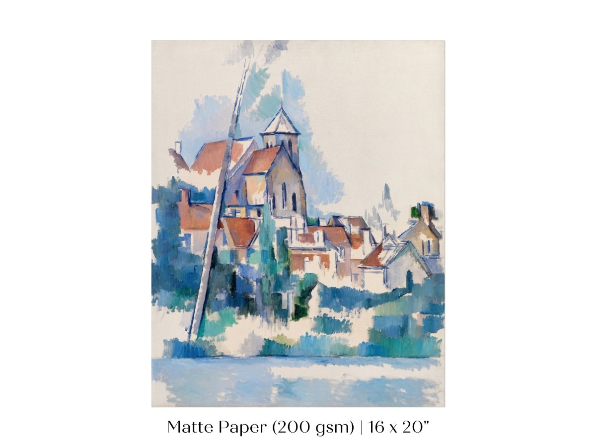 Church at Montigny - sur - Loing | P93 - Single Art Prints - Piccolo Fiore Prints