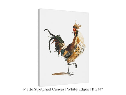 Cockerel Illustration | P102 - Single Art Prints - Piccolo Fiore Prints