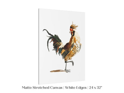 Cockerel Illustration | P102 - Single Art Prints - Piccolo Fiore Prints