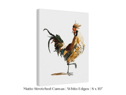 Cockerel Illustration | P102 - Single Art Prints - Piccolo Fiore Prints
