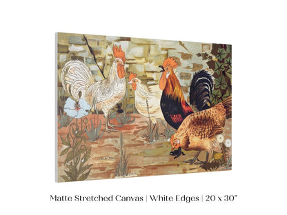 Coqs et Poules | P247 - Single Art Prints - Piccolo Fiore Prints