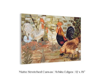 Coqs et Poules | P247 - Single Art Prints - Piccolo Fiore Prints