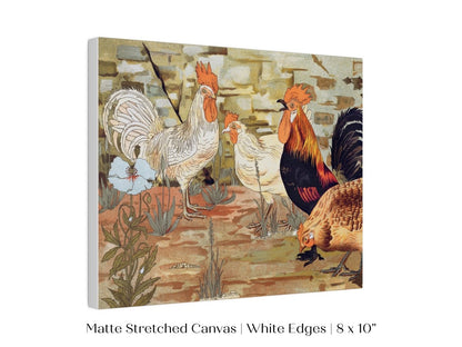 Coqs et Poules | P247 - Single Art Prints - Piccolo Fiore Prints
