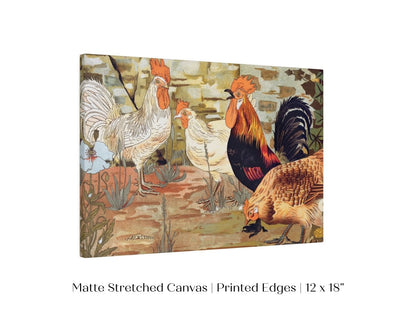 Coqs et Poules | P247 - Single Art Prints - Piccolo Fiore Prints