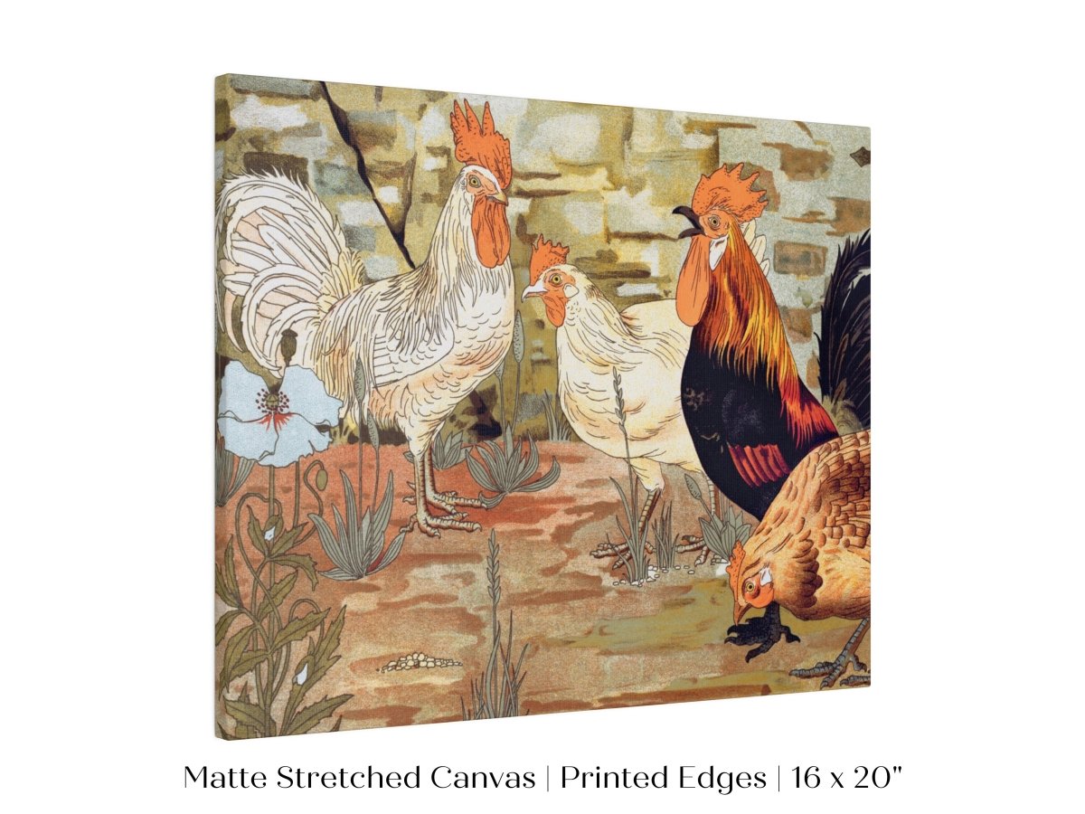 Coqs et Poules | P247 - Single Art Prints - Piccolo Fiore Prints