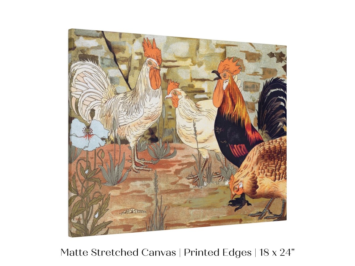 Coqs et Poules | P247 - Single Art Prints - Piccolo Fiore Prints