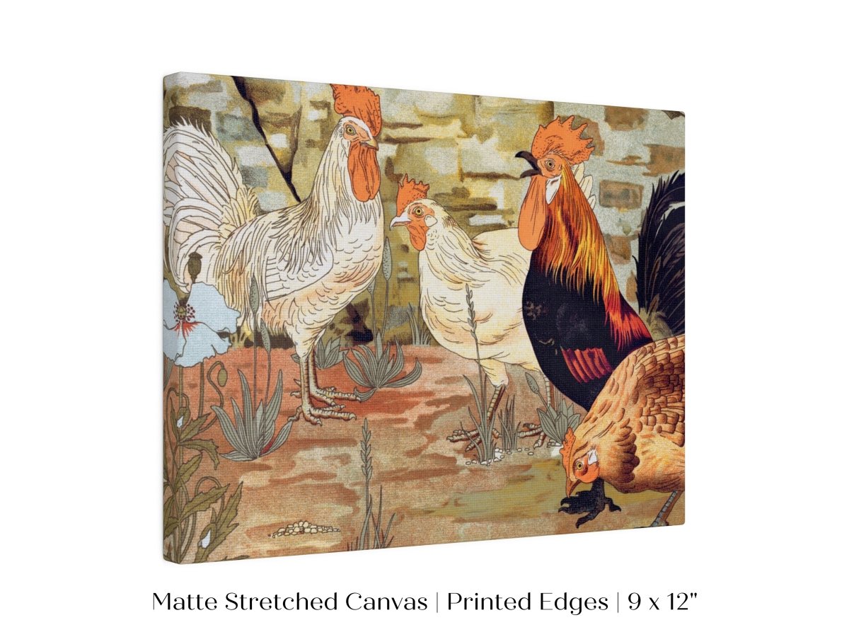 Coqs et Poules | P247 - Single Art Prints - Piccolo Fiore Prints