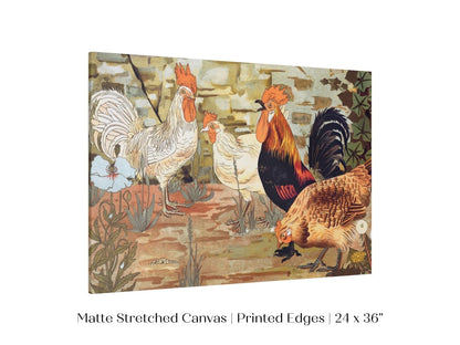 Coqs et Poules | P247 - Single Art Prints - Piccolo Fiore Prints