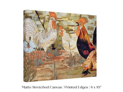 Coqs et Poules | P247 - Single Art Prints - Piccolo Fiore Prints
