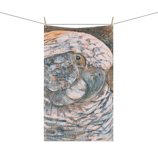 Coy Cockatoo | Tea Towel - Tea Towel - Piccolo Fiore Prints