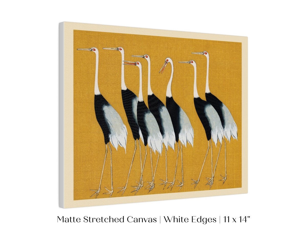 Crane Birds | P352 - Single Art Prints - Piccolo Fiore Prints