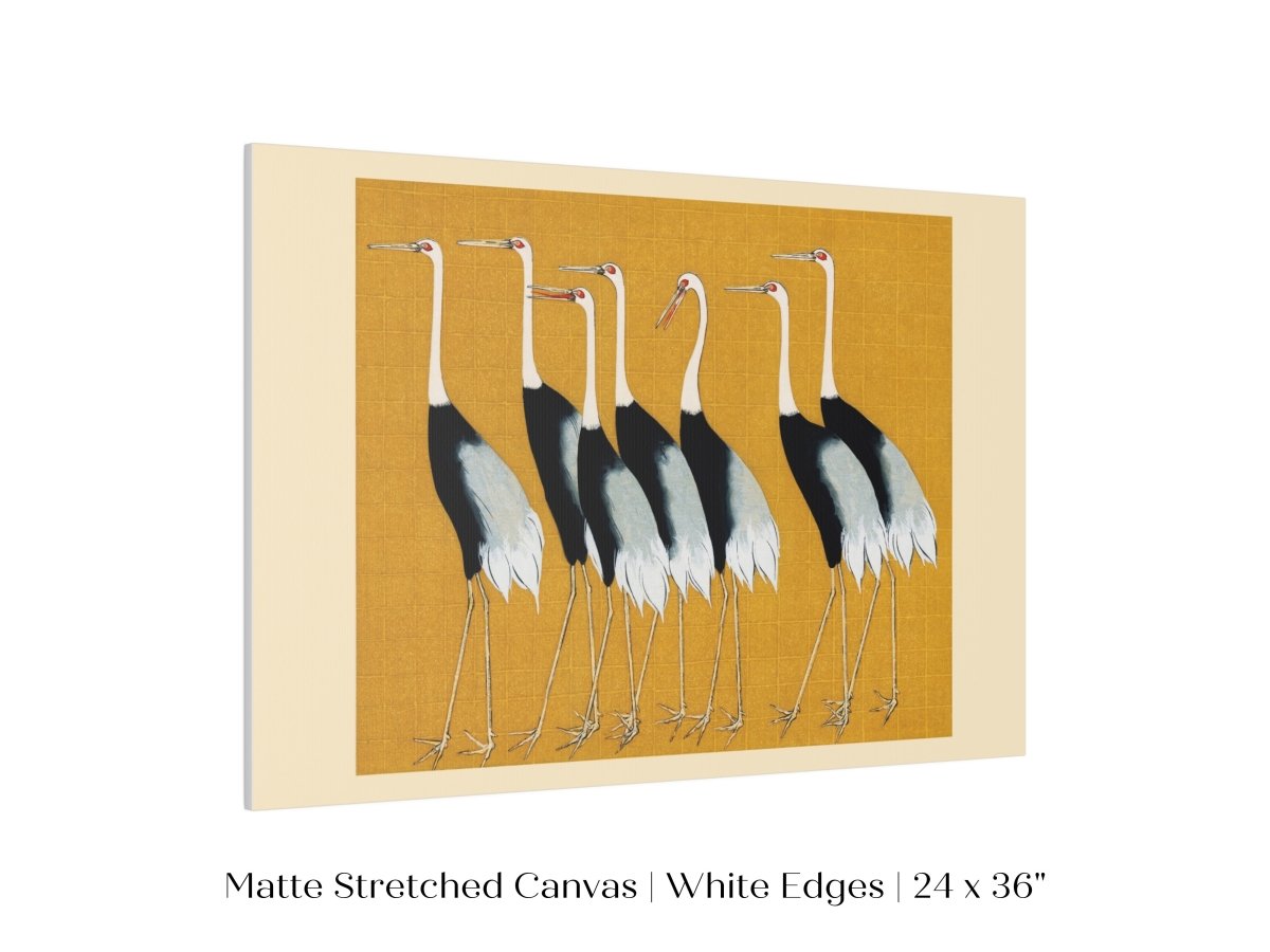 Crane Birds | P352 - Single Art Prints - Piccolo Fiore Prints