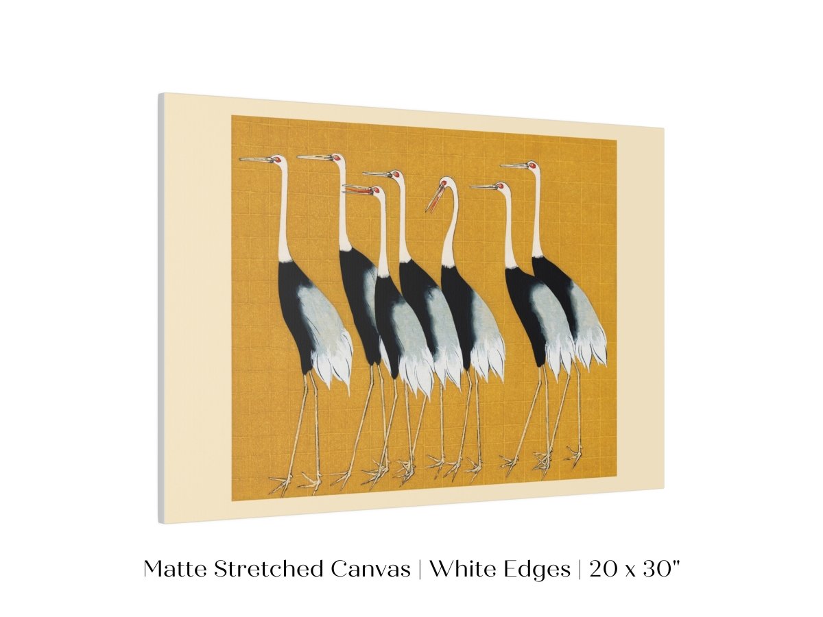 Crane Birds | P352 - Single Art Prints - Piccolo Fiore Prints