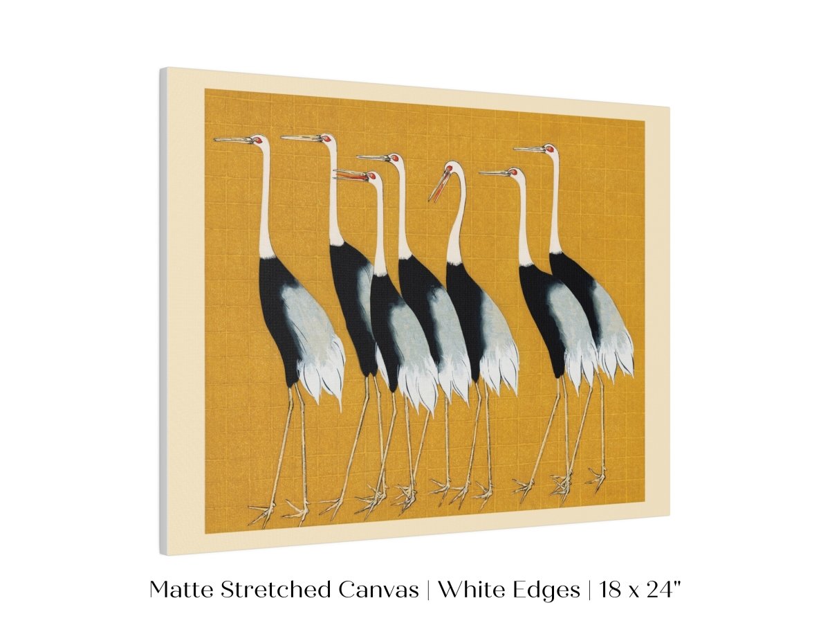 Crane Birds | P352 - Single Art Prints - Piccolo Fiore Prints