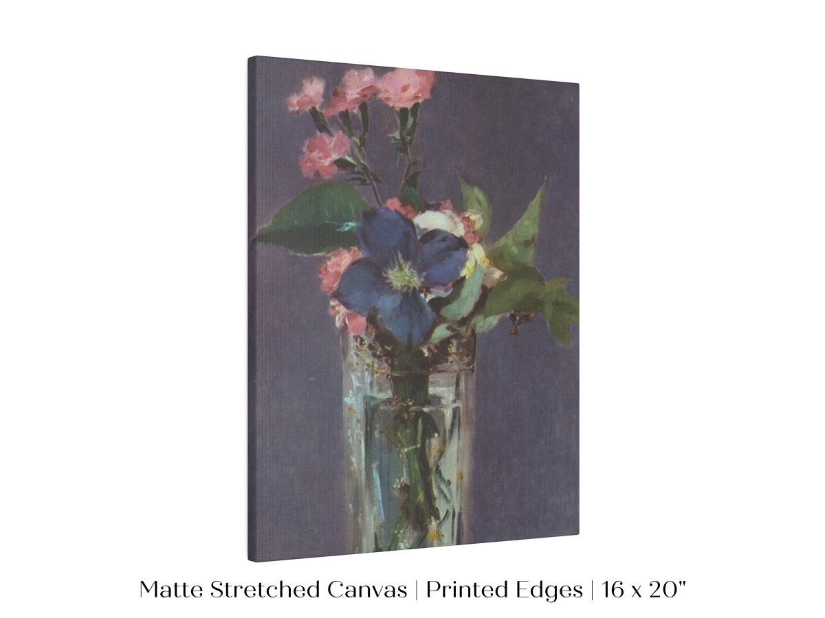 Crystal Vase of Flowers | P473 - Single Art Prints - Piccolo Fiore Prints