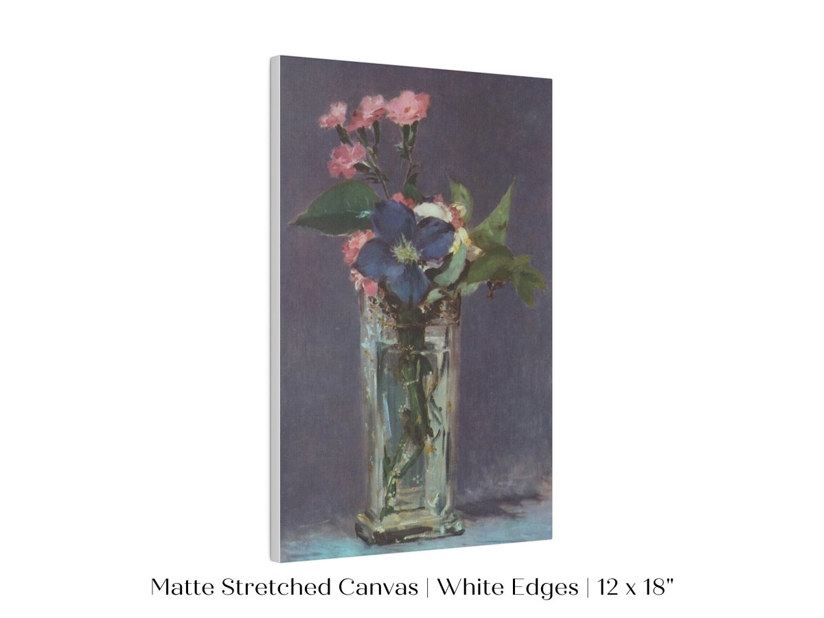 Crystal Vase of Flowers | P473 - Single Art Prints - Piccolo Fiore Prints