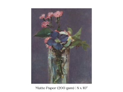Crystal Vase of Flowers | P473 - Single Art Prints - Piccolo Fiore Prints