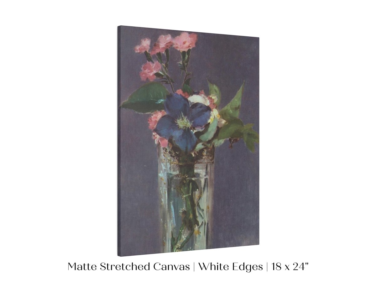 Crystal Vase of Flowers | P473 - Single Art Prints - Piccolo Fiore Prints