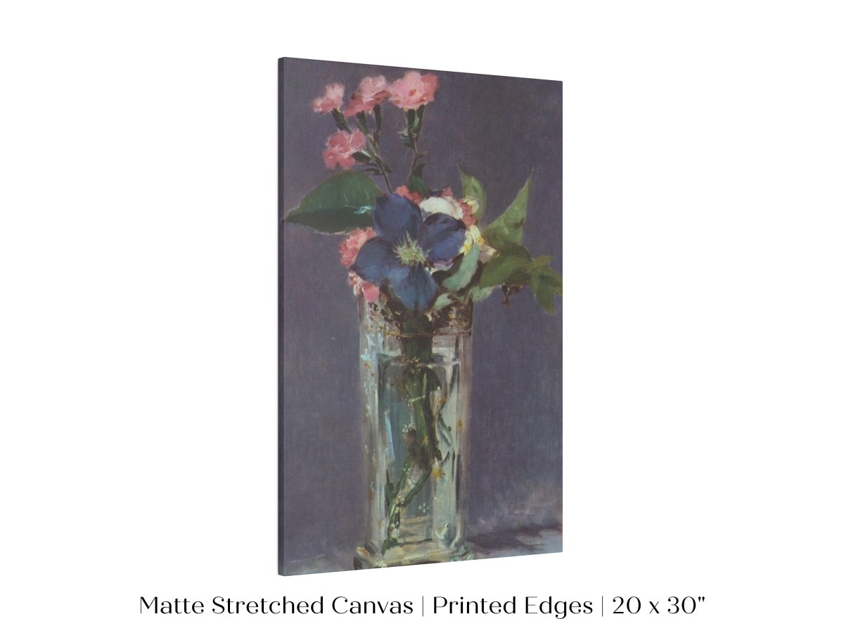 Crystal Vase of Flowers | P473 - Single Art Prints - Piccolo Fiore Prints