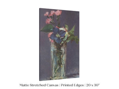 Crystal Vase of Flowers | P473 - Single Art Prints - Piccolo Fiore Prints