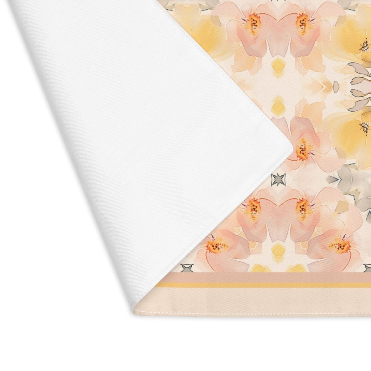 Daisy Bloom Border | Placemat - Cotton Twill Placemat - Piccolo Fiore Prints