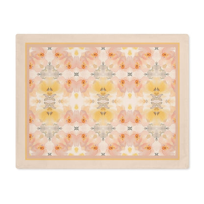 Daisy Bloom Border | Placemat - Cotton Twill Placemat - Piccolo Fiore Prints
