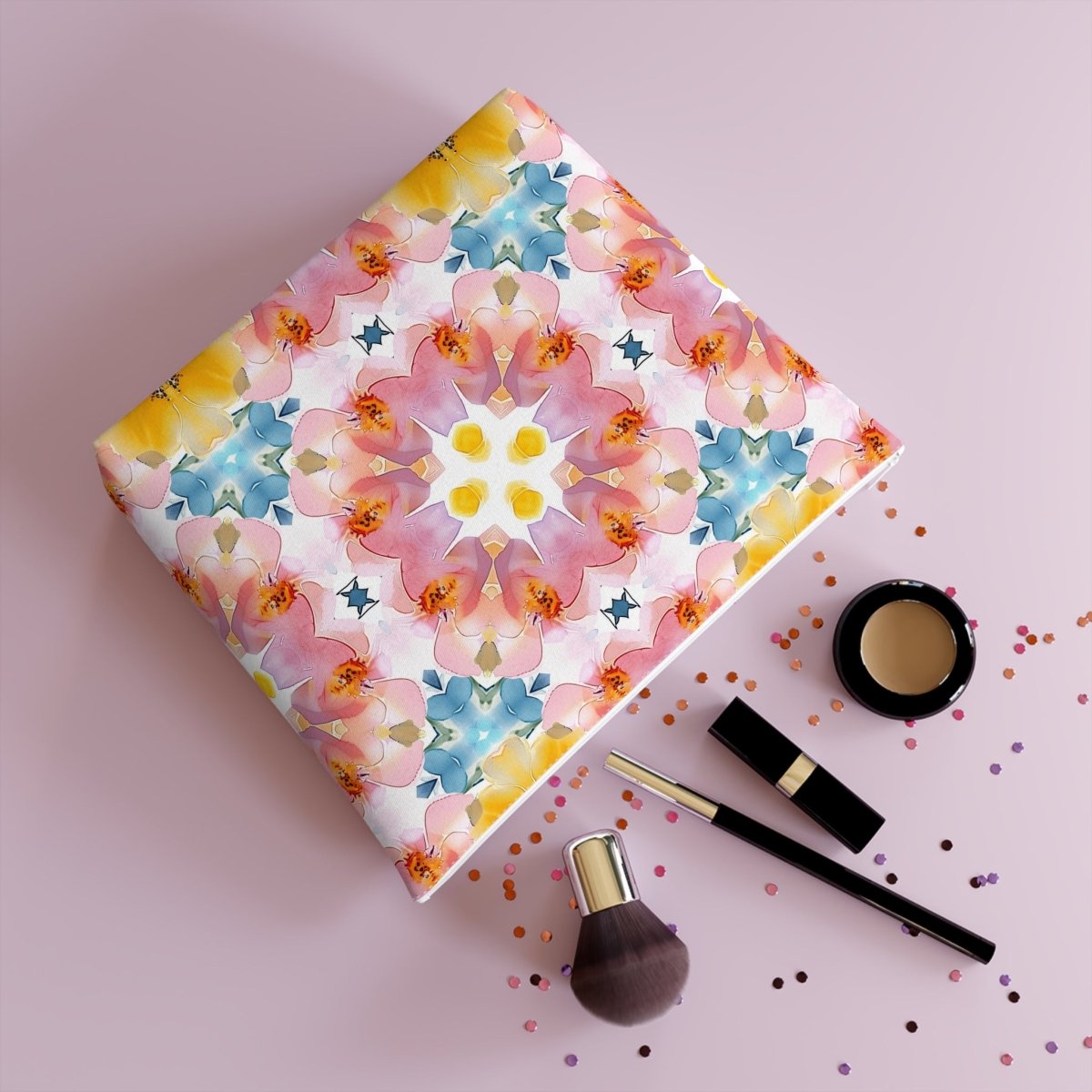 Daisy Bloom | Cotton Cosmetic Bag - Cotton Cosmetic Bag - Piccolo Fiore Prints
