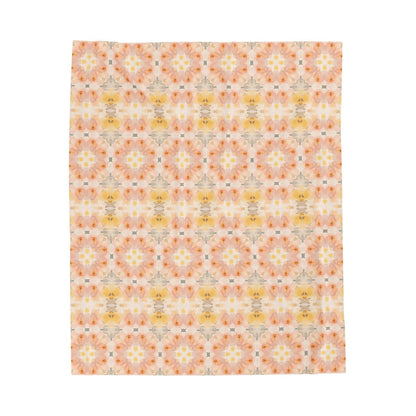 Daisy Bloom | Minky Throw Blanket - Minky Throw Blanket - Piccolo Fiore Prints