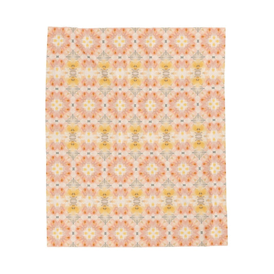Daisy Bloom | Minky Throw Blanket - Minky Throw Blanket - Piccolo Fiore Prints