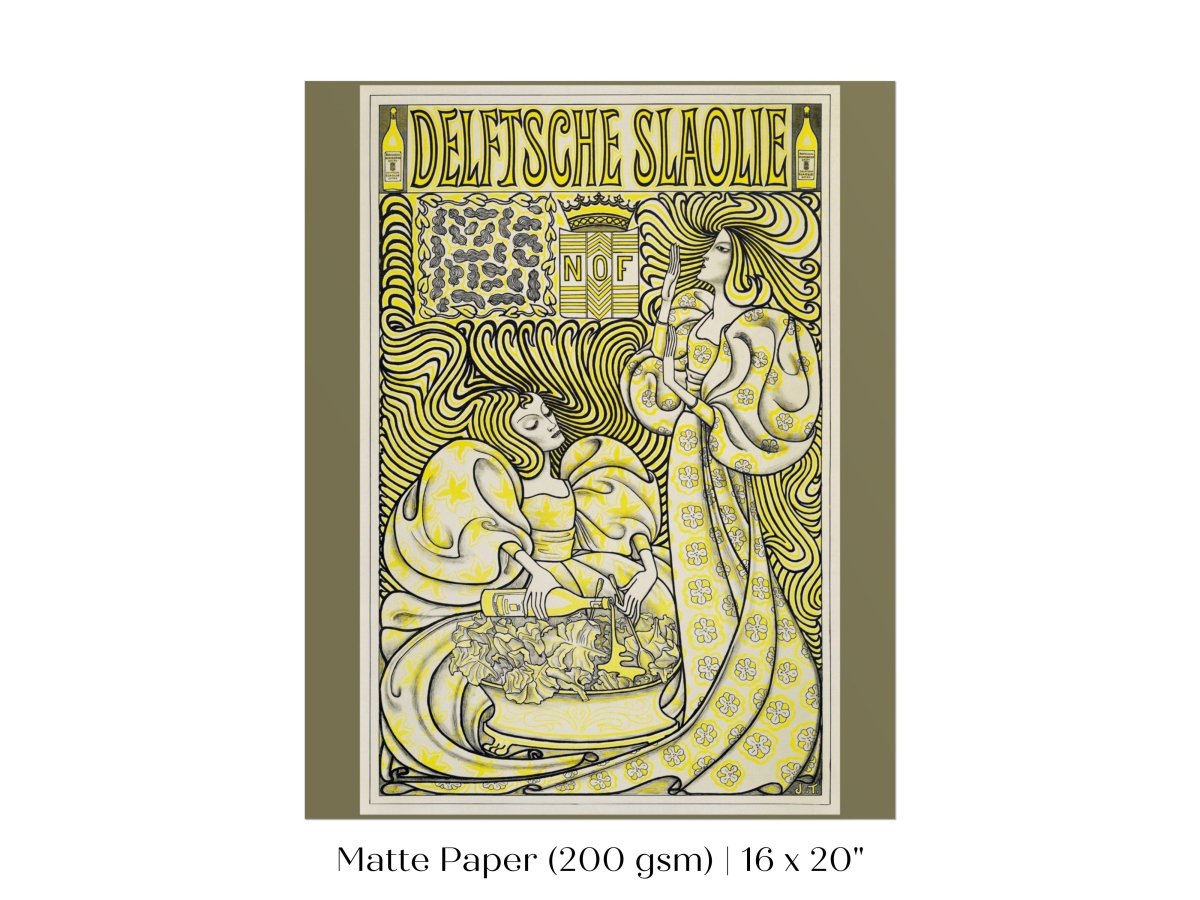 Delft Salad Oil | P703 - Single Art Prints - Piccolo Fiore Prints