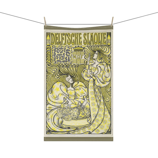 Delft Salad Oil | Tea Towel - Tea Towel - Piccolo Fiore Prints