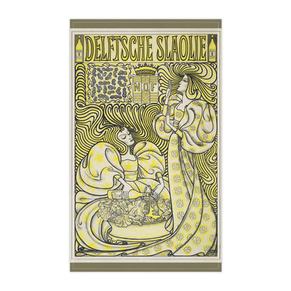 Delft Salad Oil | Tea Towel - Tea Towel - Piccolo Fiore Prints