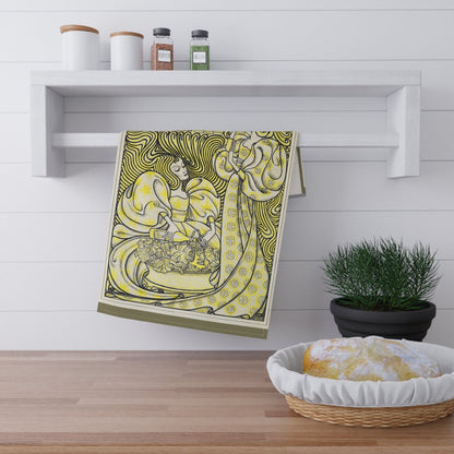 Delft Salad Oil | Tea Towel - Tea Towel - Piccolo Fiore Prints