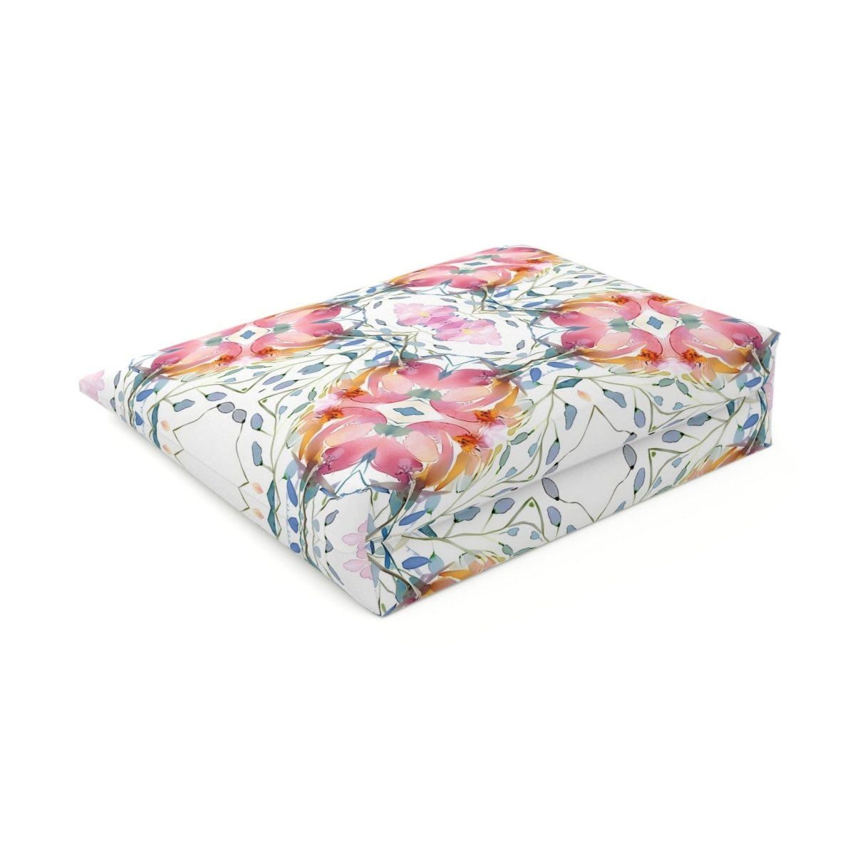 Delicate Diamond Bloom | Cotton Cosmetic Bag - Cotton Cosmetic Bag - Piccolo Fiore Prints