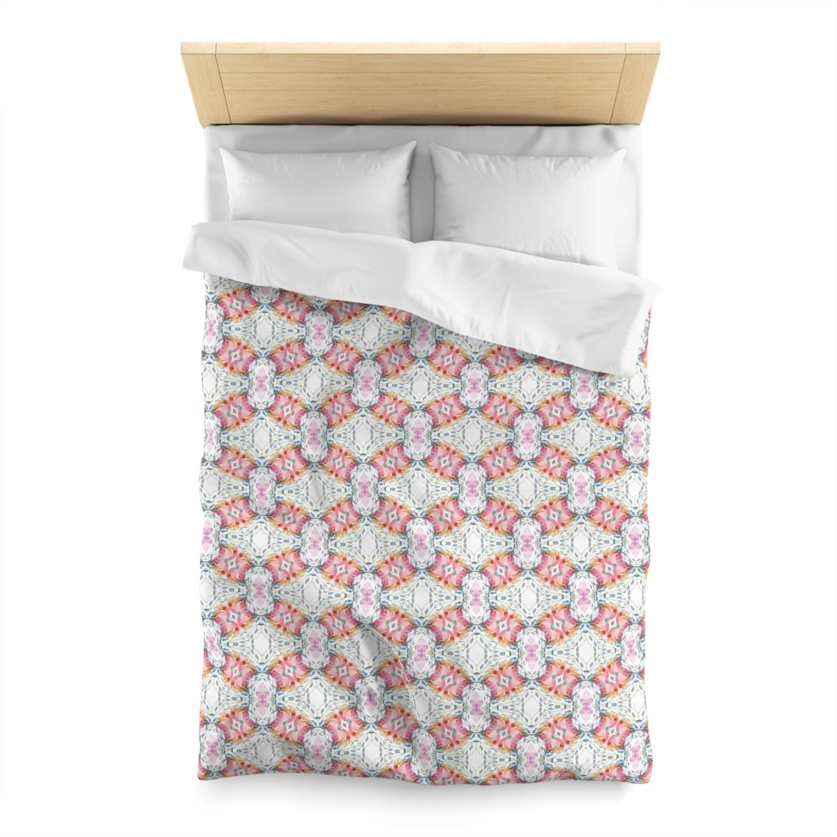 Delicate Diamond Bloom | Microfibre Duvet Cover - Microfibre Duvet Cover - Piccolo Fiore Prints