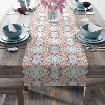 Delicate Diamond Bloom | Table Runner - Table Runner - Piccolo Fiore Prints
