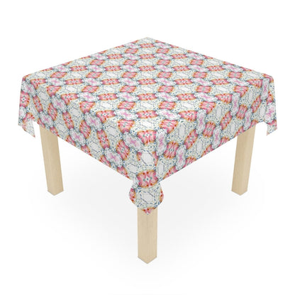 Delicate Diamond Bloom | Tablecloth - Tablecloth - Piccolo Fiore Prints