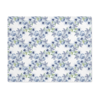 Diamond Bouquet in White | Placemat - Cotton Twill Placemat - Piccolo Fiore Prints