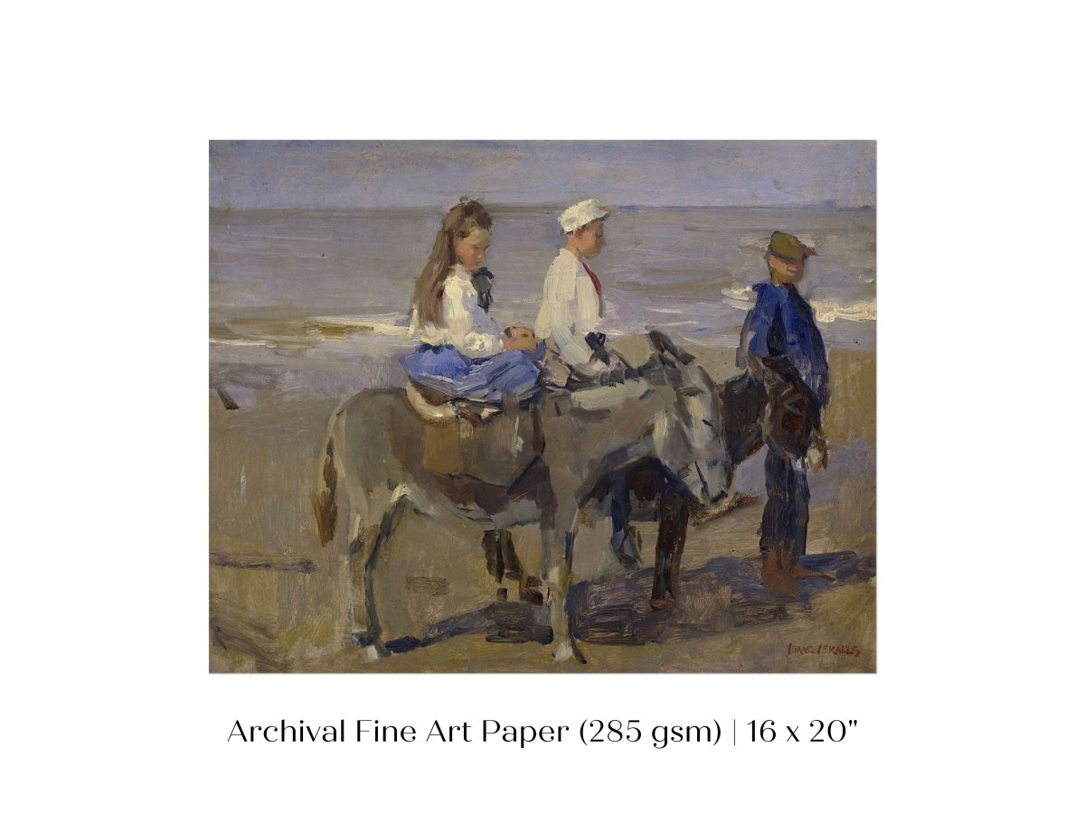 Donkey Ride | P423 - Single Art Prints - Piccolo Fiore Prints