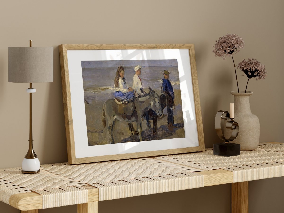 Donkey Ride | P423 - Single Art Prints - Piccolo Fiore Prints